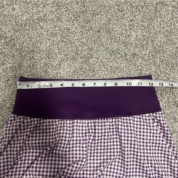 Puma Skort Women’s XS Purple Skirt Powershape Dassler Geometric Tennis Golf NEW - Picture 3 of 8